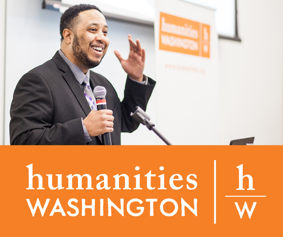 Humanities Washington Speakers Bureau FB post