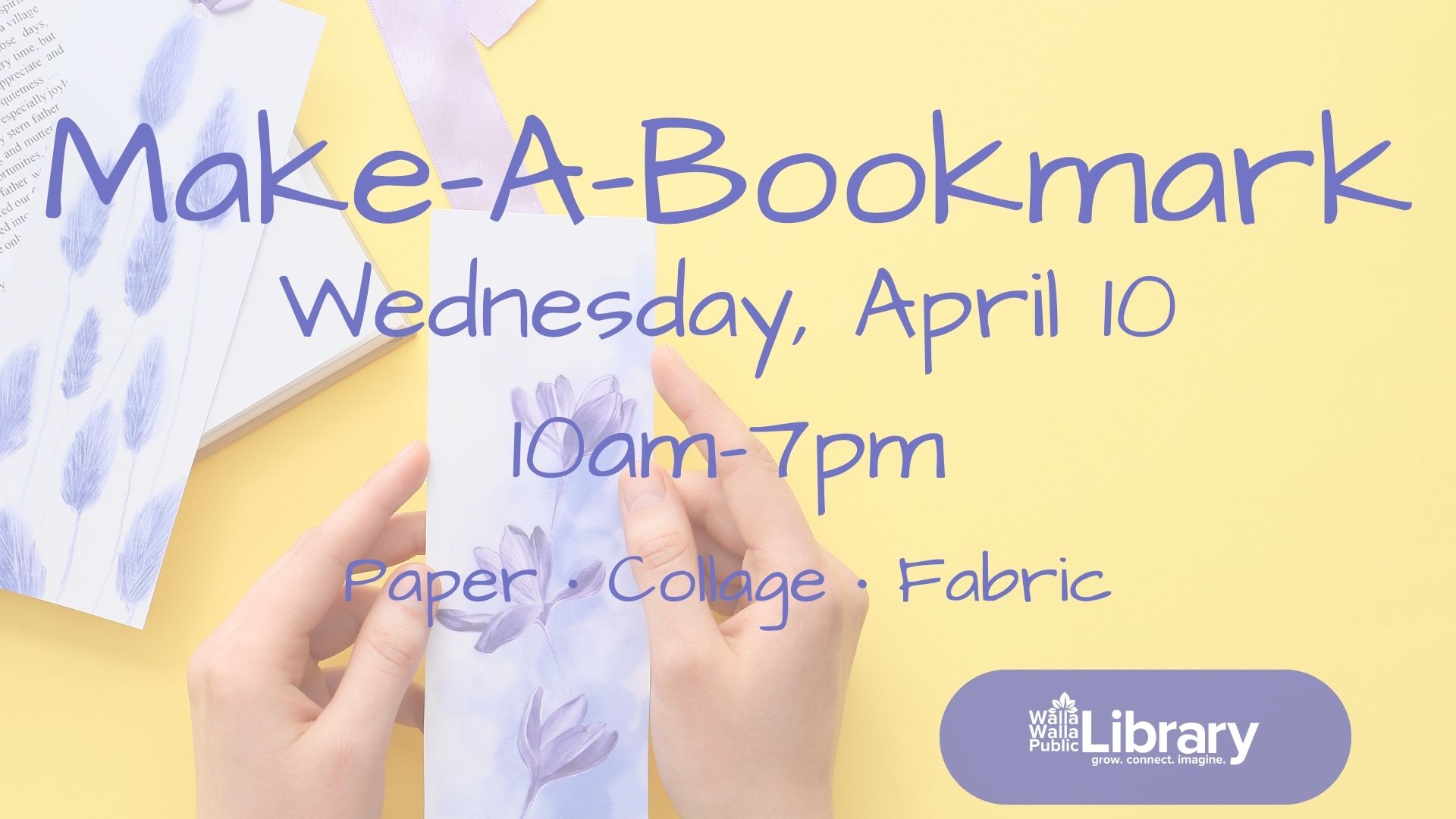 Make a bookmark April 10 all day