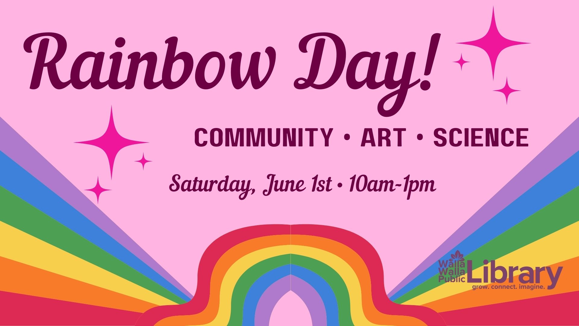 Rainbow Day June 1 10-1pm